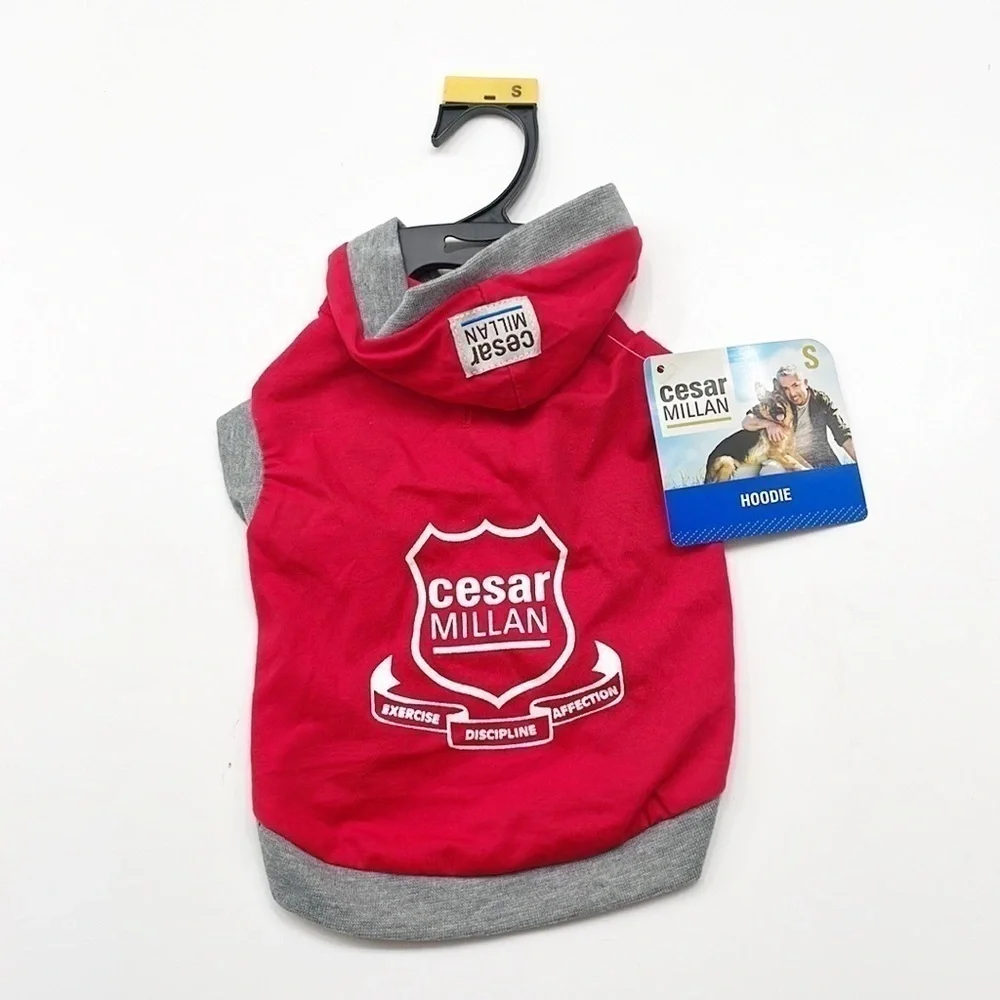 NEW Cesar Millan Red Dog Hoodie